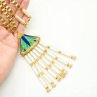 Jennifer Gibson Jewellery Vintaeg Hattie Carnegie Egyptian Inspired Necklace 2098 (6) Vintage Hattie Carnegie Egyptian Necklace