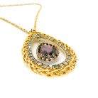 Jennifer Gibson Jewellery Vintage Hobe Eye Necklace 2102 (4) Vintage Hobé Amethyst Eye Necklace
