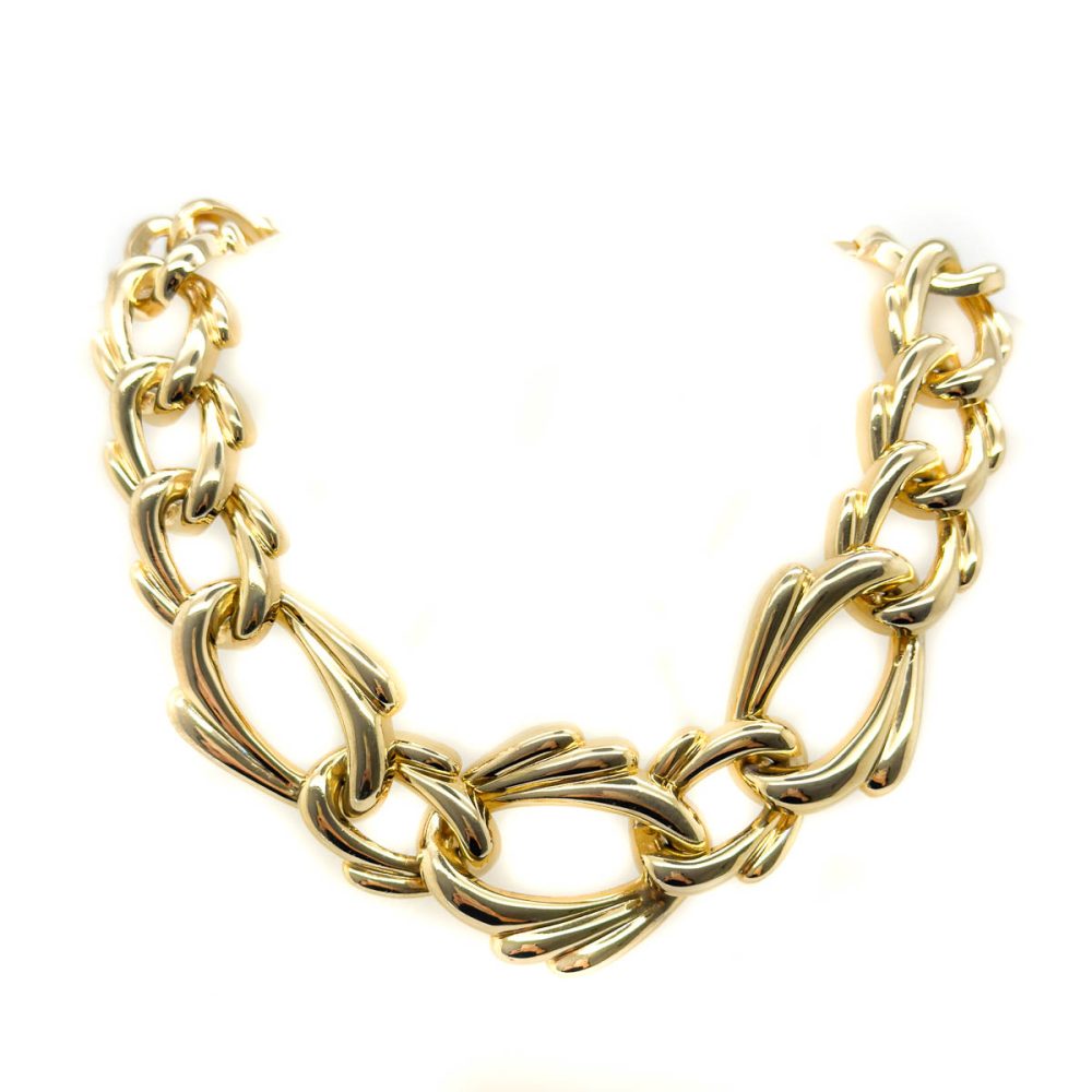 Vintage Gold Twist Collar