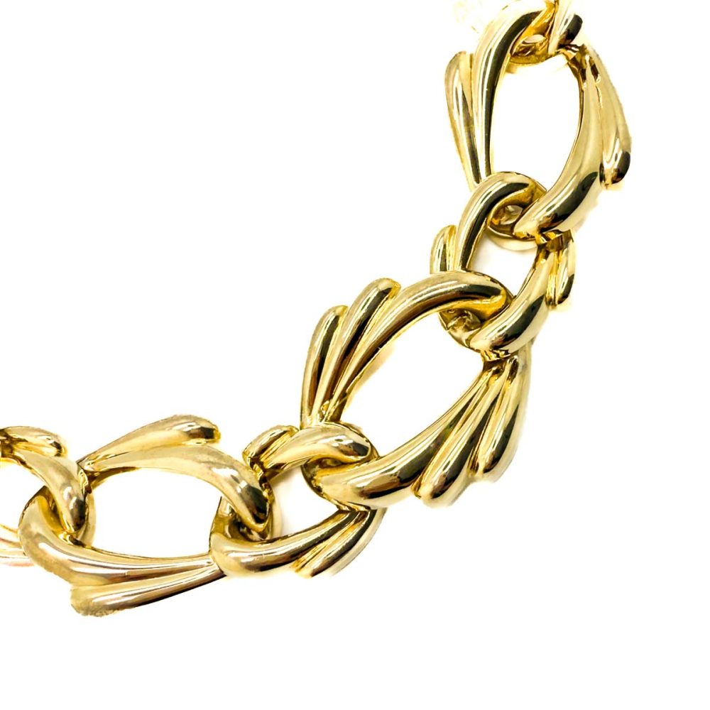Vintage Gold Twist Collar