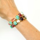 Jennifer Gibson Jewellery Chanel Gripoix Cuff 2120 (1) Vintage Chanel Jewelled Cuff
