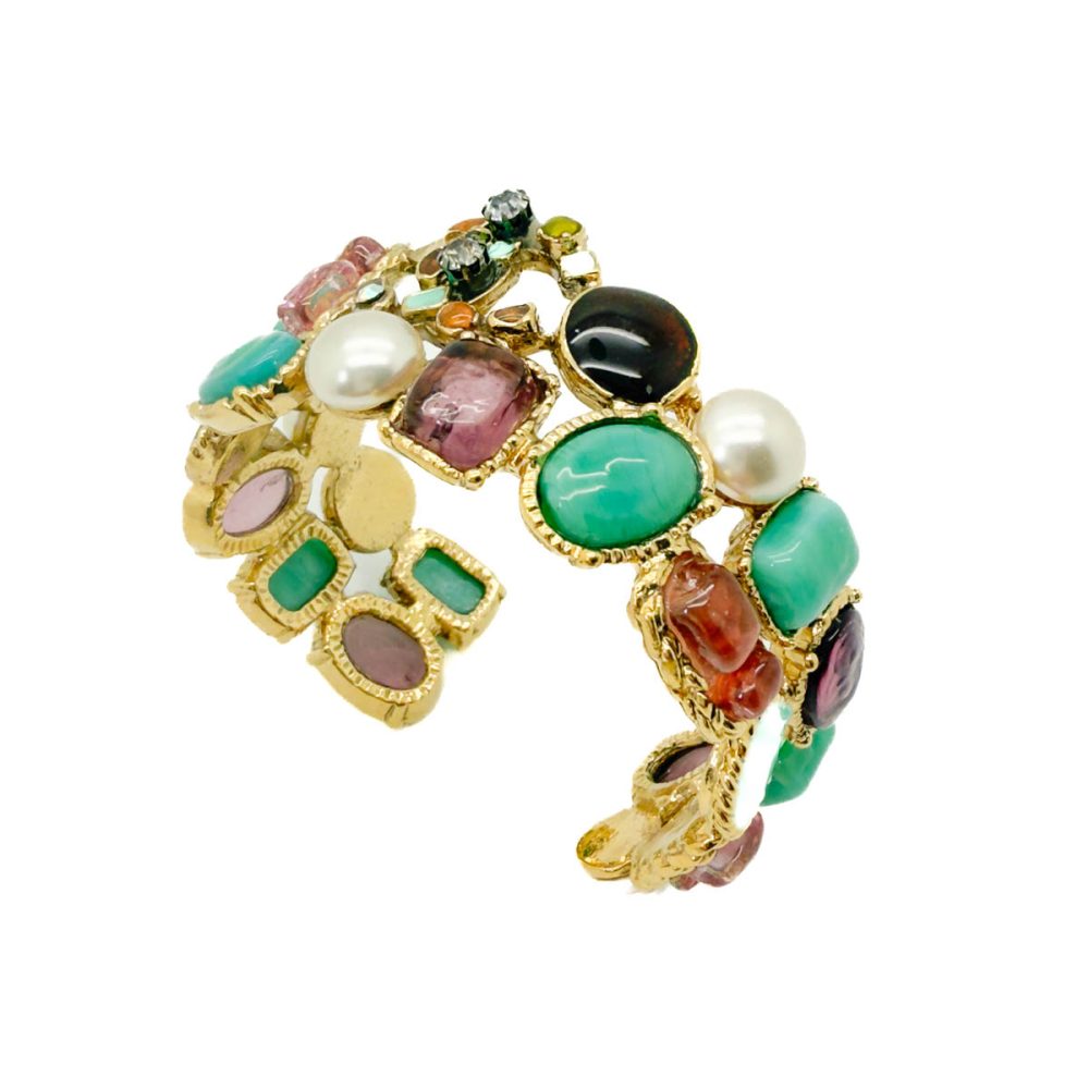 Vintage Chanel Jewelled Cuff