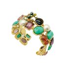 Jennifer Gibson Jewellery Chanel Gripoix Cuff 2120 (6) Vintage Chanel Jewelled Cuff