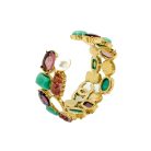 Jennifer Gibson Jewellery Chanel Gripoix Cuff 2120 (7) Vintage Chanel Jewelled Cuff
