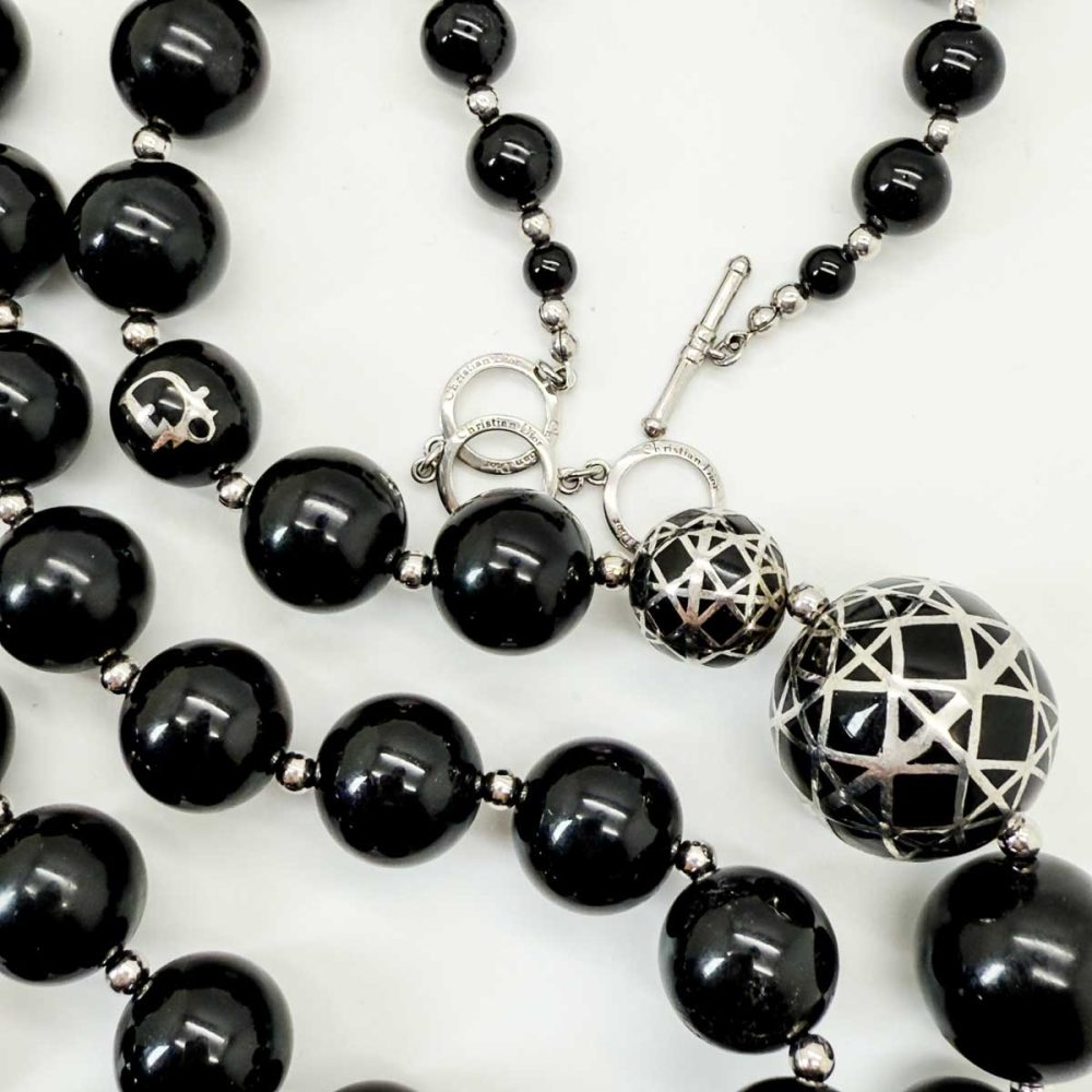 Vintage Dior Statement Cannage Necklace