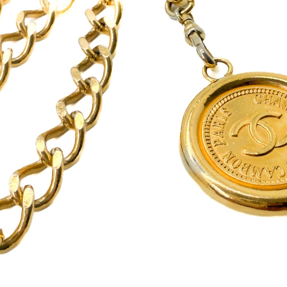 Vintage Chanel Chain Logo Belt