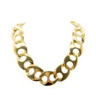 Jennifer Gibson Jewellery Vintage Mariner Link Collar 2124 (1) Vintage Gold Mariner Collar
