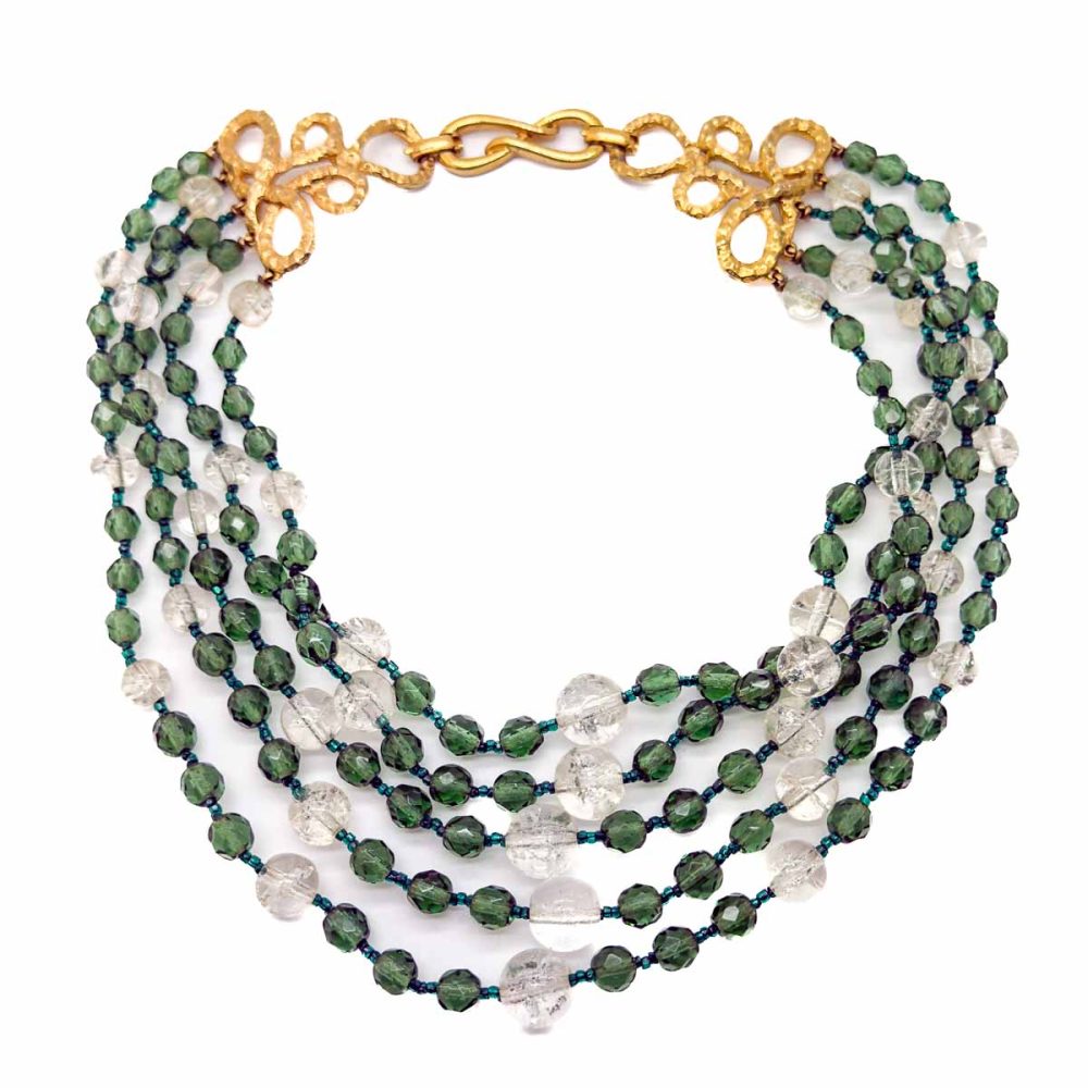 Vintage Boucher Glass Necklace