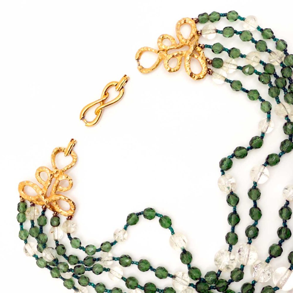 Vintage Boucher Glass Necklace