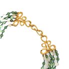 Jennifer Gibson Jewellery Boucher Emerald Glass Collar 2130 (5) Vintage Boucher Glass Necklace