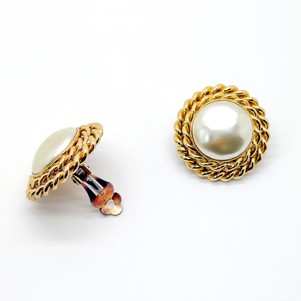 Vintage Butler & Wilson Statement Pearl Earrings