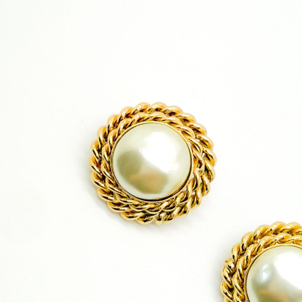 Vintage Butler & Wilson Statement Pearl Earrings