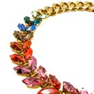 Jennifer Gibson Jewellery Iossellani Marquise Crystal Chain Necklace 2134 (7) Vintage Iosselliani Marquise Crystal Necklace