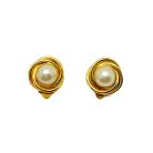 Jennifer Gibson Jewellery Vintage Pearl Twist Earrings 2162 (4) Vintage Pearl Nest Earrings