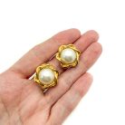 Jennifer Gibson Jewellery Vintage Pearl Twist Earrings 2163 (2) Vintage Pearl Twist Earrings