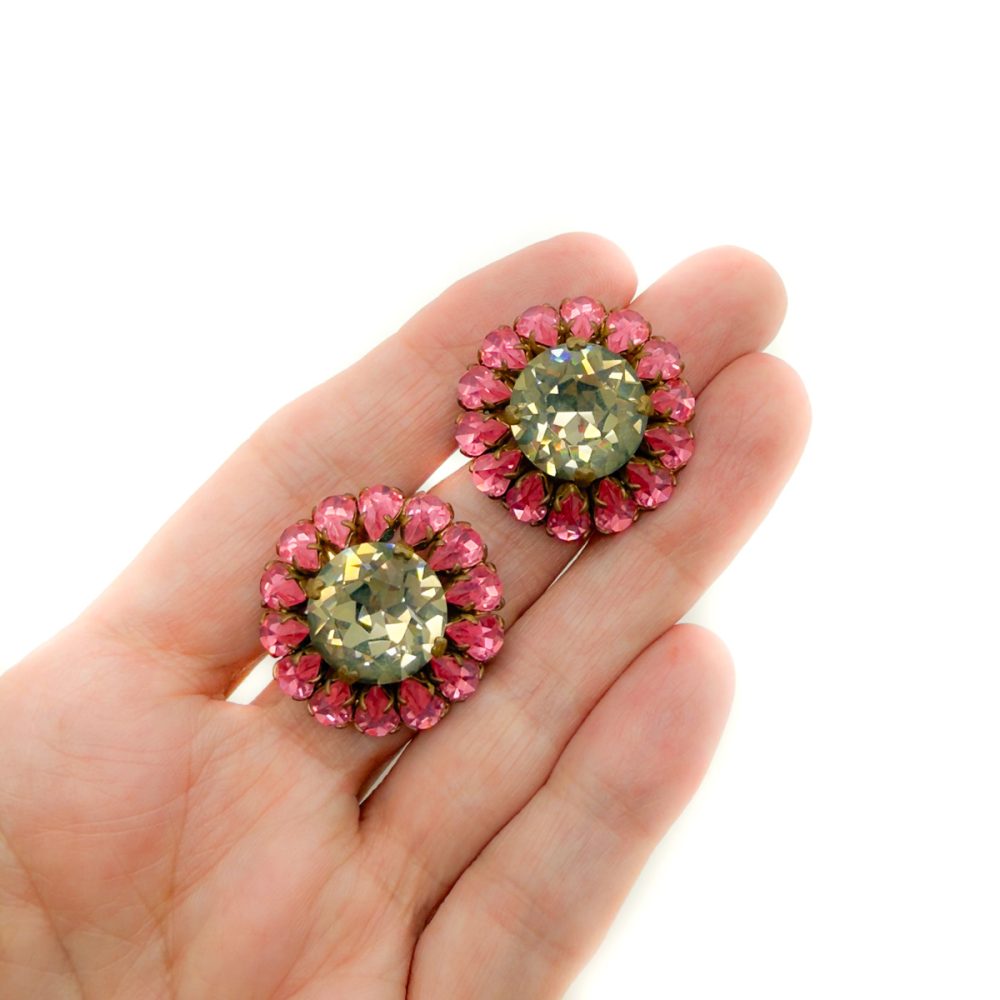 Vintage French Crystal Earrings