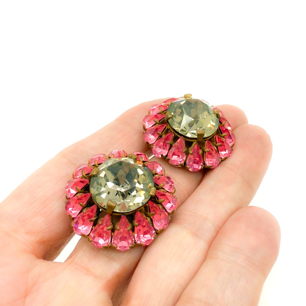 Vintage French Crystal Earrings