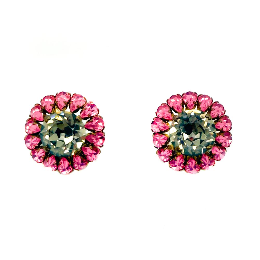 Vintage French Crystal Earrings