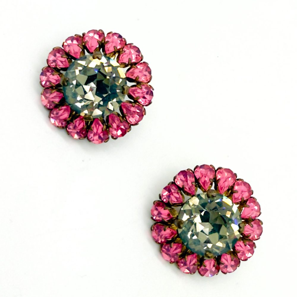 Vintage French Crystal Earrings