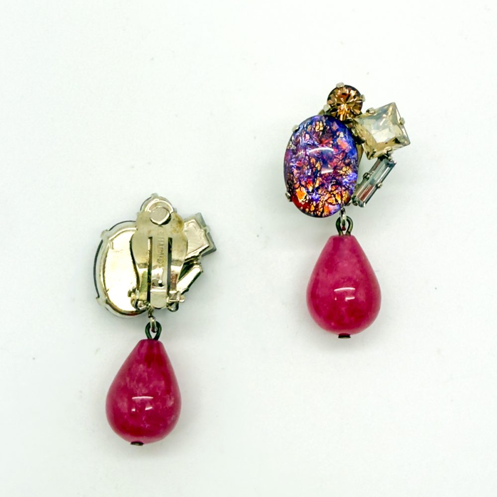 Vintage Philippe Ferrandis Dragon's Breath Earrings