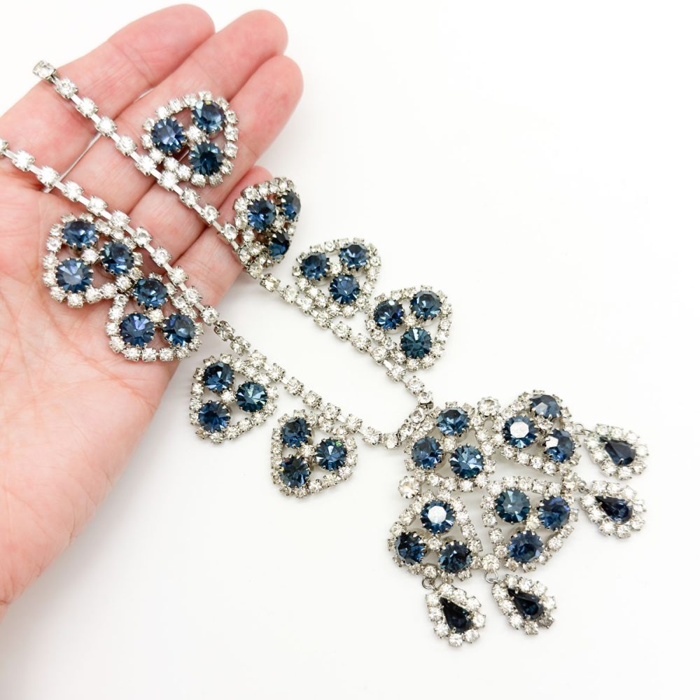Vintage Eisenberg Ice Sapphire Necklace