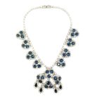Jennifer Gibson Jewellery Vintage Eisenberg Crystal Necklace 1815 (2) Vintage Eisenberg Ice Sapphire Necklace