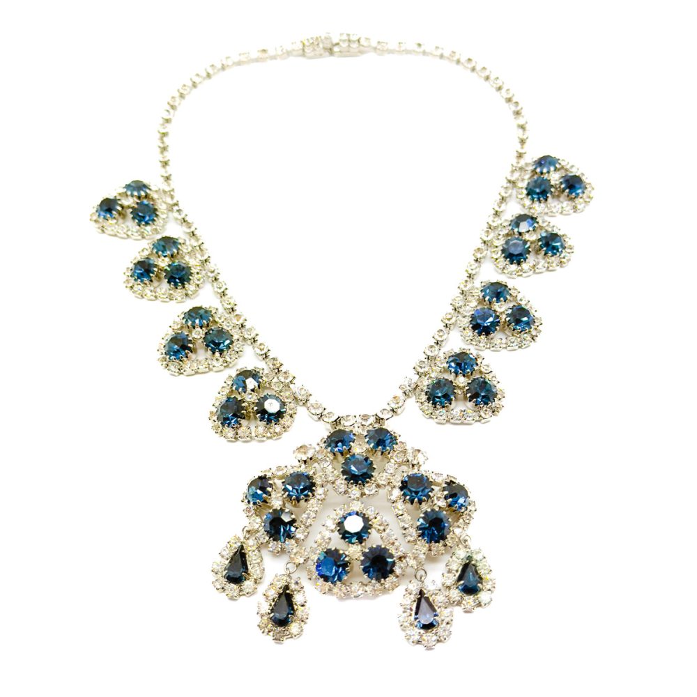 Vintage Eisenberg Ice Sapphire Necklace