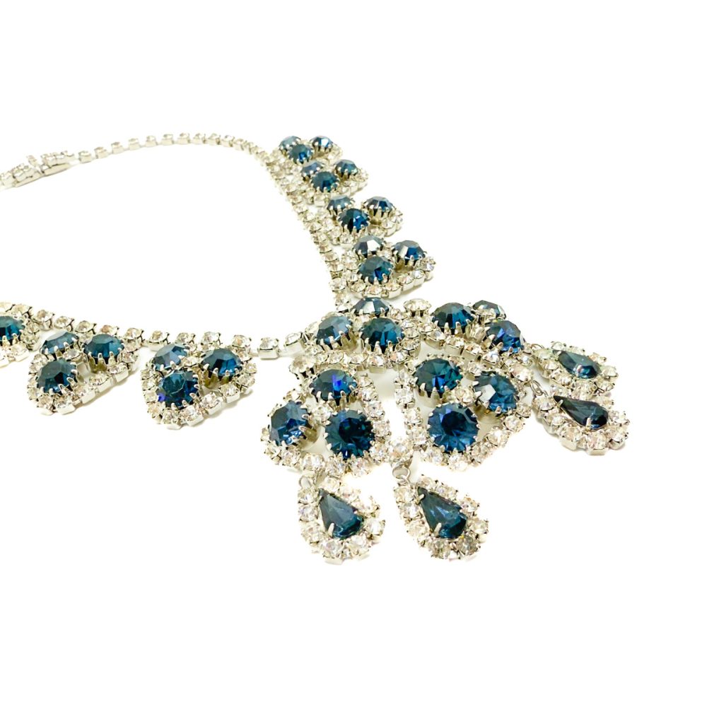 Vintage Eisenberg Ice Sapphire Necklace