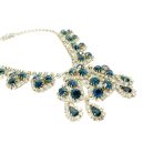 Jennifer Gibson Jewellery Vintage Eisenberg Crystal Necklace 1815 (4) Vintage Eisenberg Ice Sapphire Necklace