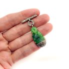 Jennifer Gibson Jewellery 2145 (5) Antique Deco Glass Buddha Brooch