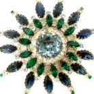 Jennifer Gibson Jewellery 2146 (12) Vintage Marquise Sunburst Brooch