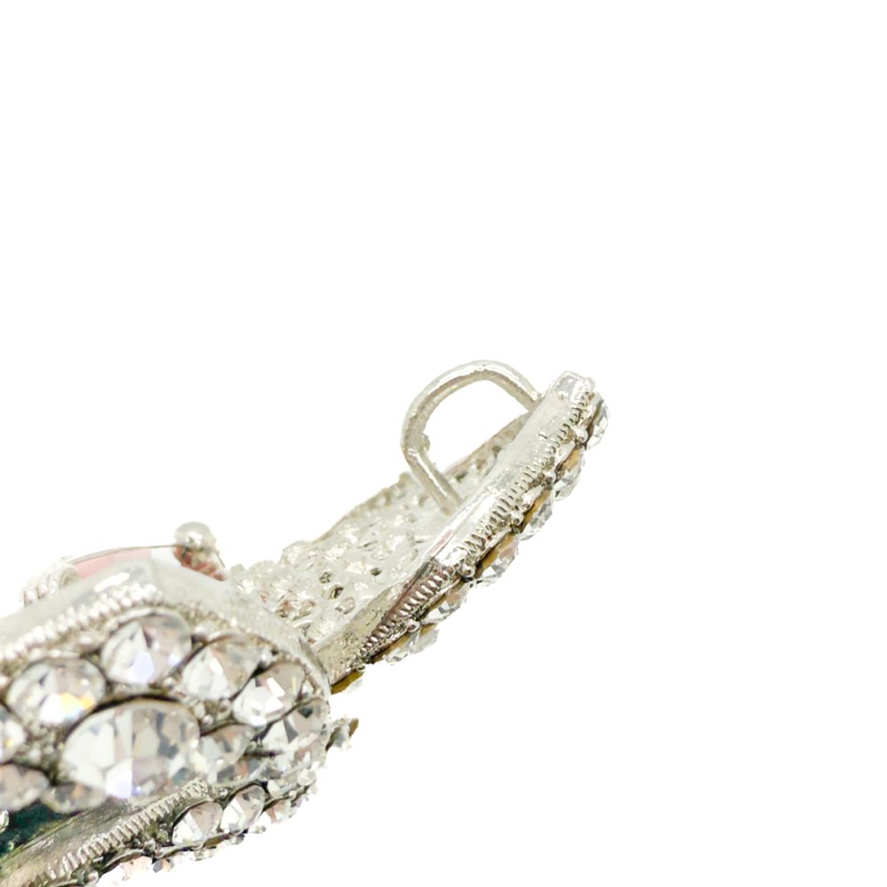 Vintage Statement Crystal Flower Brooch