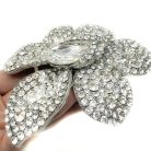 Jennifer Gibson Jewellery 2150 (6) Vintage Statement Crystal Flower Brooch