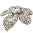 Jennifer Gibson Jewellery 2150 (7) Vintage Statement Crystal Flower Brooch