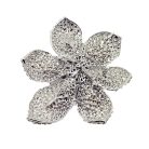 Jennifer Gibson Jewellery 2150 (8) Vintage Statement Crystal Flower Brooch