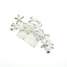 Jennifer Gibson Jewellery 2153 (4) Vintage Pearl Crystal Hair Comb