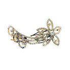 Jennifer Gibson Jewellery 2154 (2) Vintage Floral Crystal Hair Comb