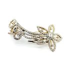 Jennifer Gibson Jewellery 2154 (3) Vintage Floral Crystal Hair Comb
