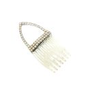 Jennifer Gibson Jewellery 2155 (3) Antique Art Deco Crystal Hair Comb