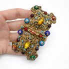Jennifer Gibson Jewellery Antique Czech Buckle 2159 (6) Antique Czech Jewelled Buckle