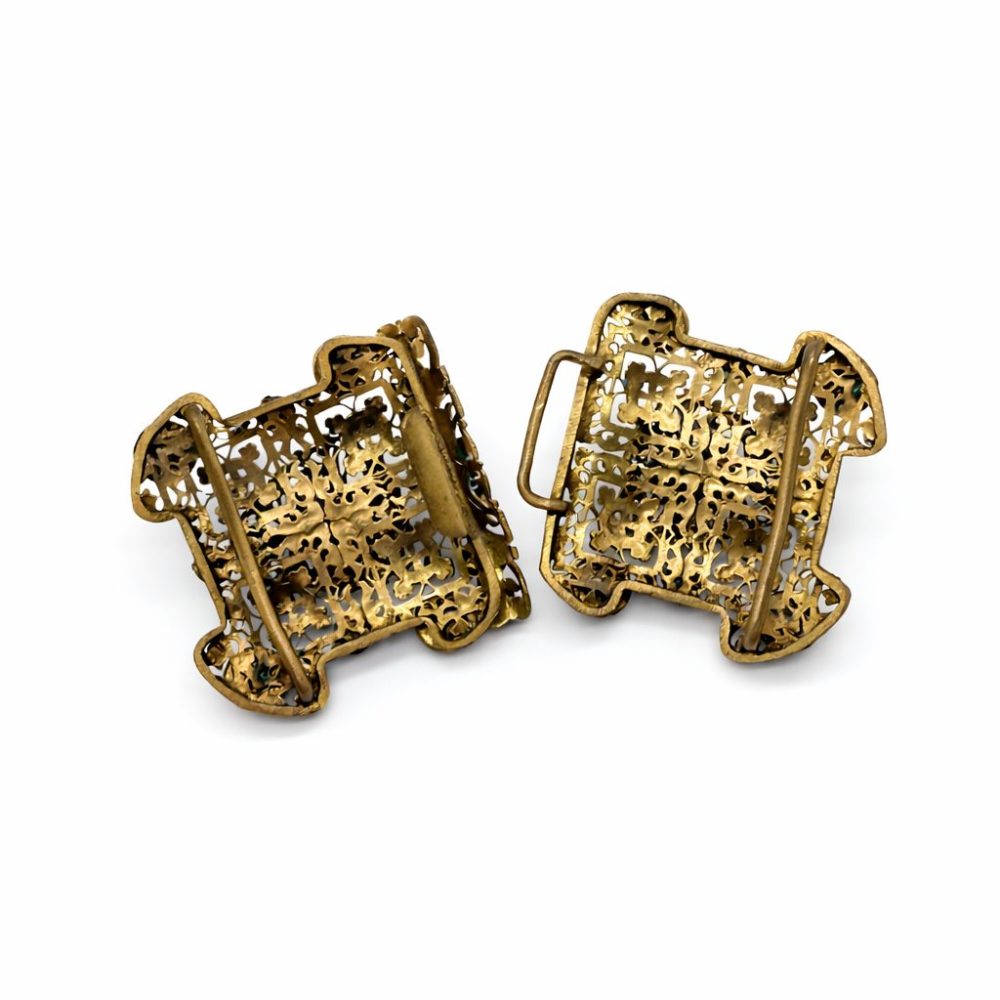 Antique Czech Jewelled Buckle