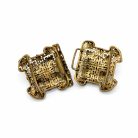 Jennifer Gibson Jewellery Antique Czech Buckle 2159 (7) Antique Czech Jewelled Buckle