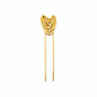 Vintage Balenciaga Heart Hair Accessory