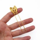 Vintage Balenciaga Heart Hair Accessory