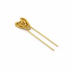 Vintage Balenciaga Heart Hair Accessory