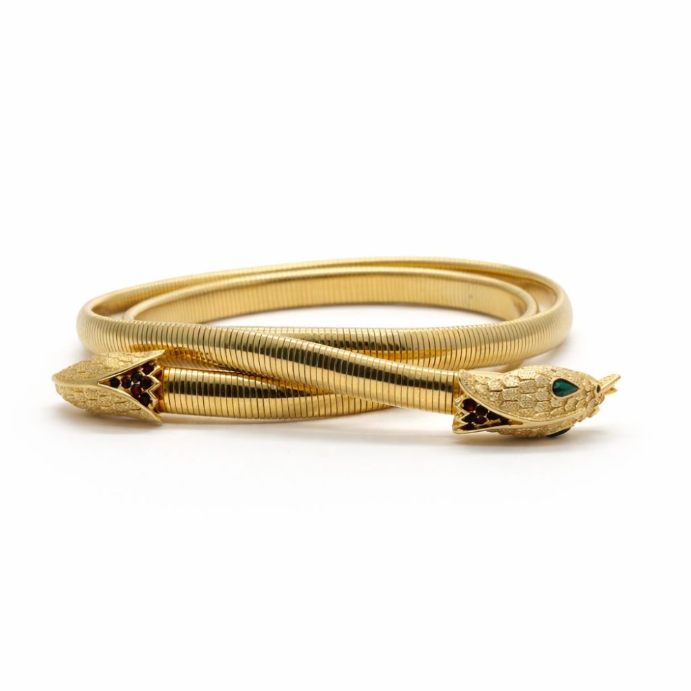 Vintage Trifari Snake Belt