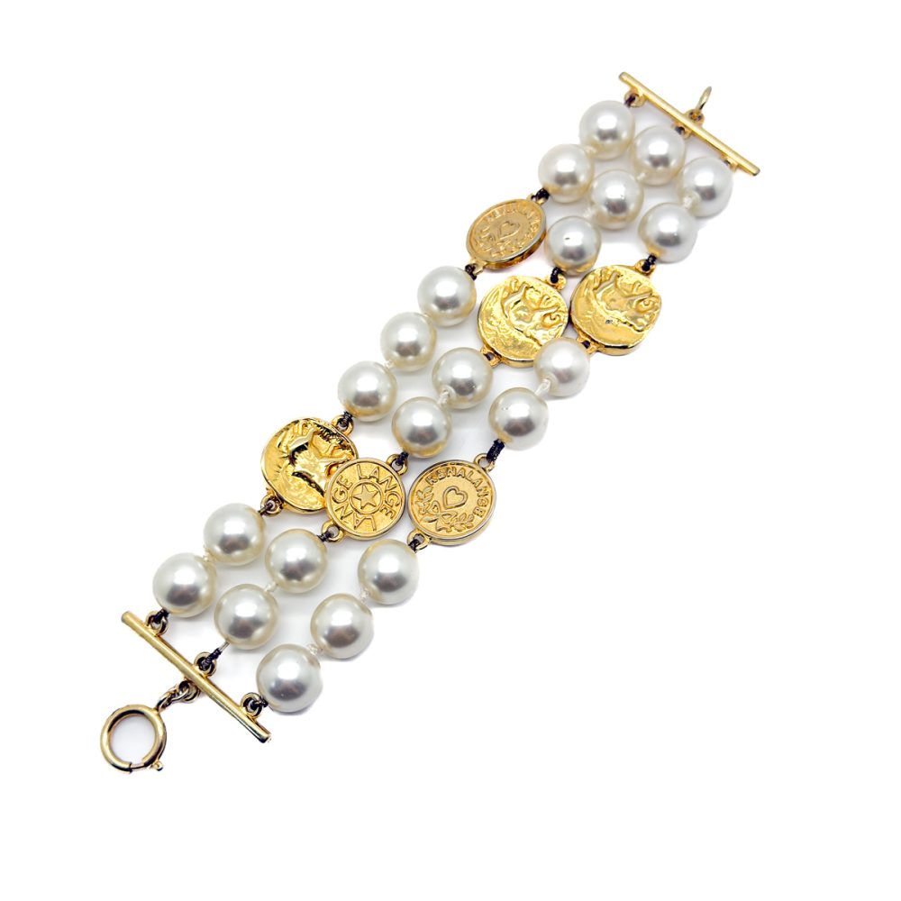 Vintage LANGE Statement Pearl Cuff