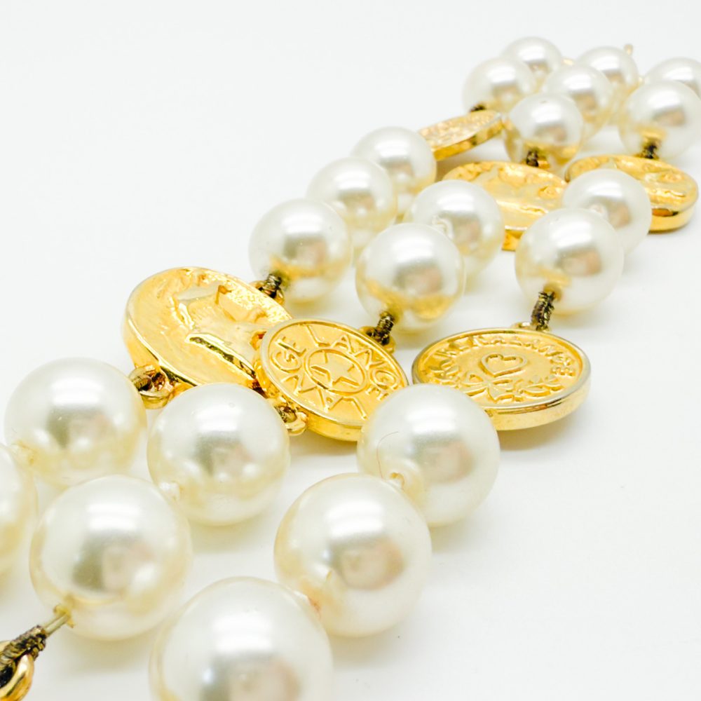 Vintage LANGE Statement Pearl Cuff