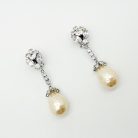 Jennifer Gibson Jewellery 2174 (5) Vintage Otto Muller Pearl Drop Earrings