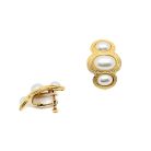 Jennifer Gibson Jewellery 2176 (4) Vintage Napier Pearl Trio Earrings